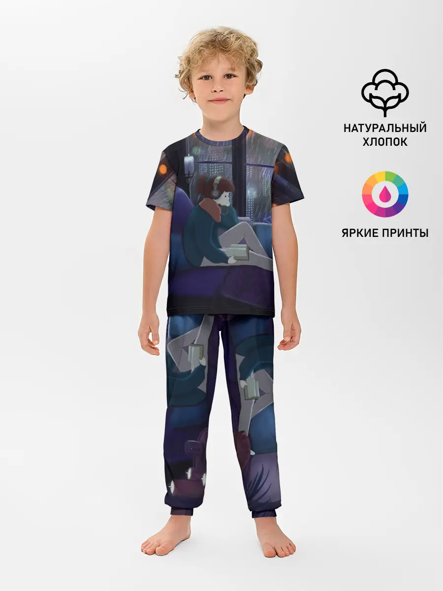 Детская пижама с брюками / СИЖУ ДОМА