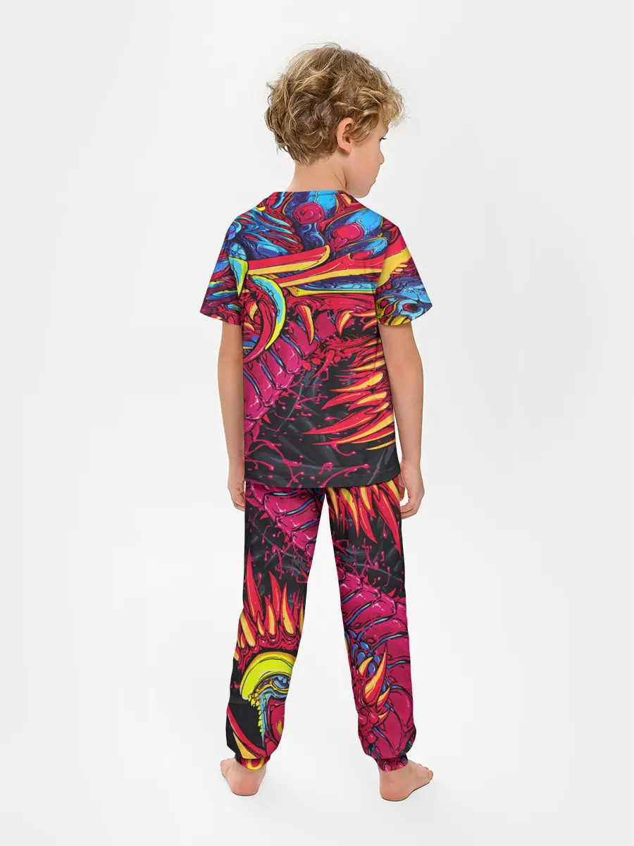 Детская пижама с брюками / CS GO hyper beast skin