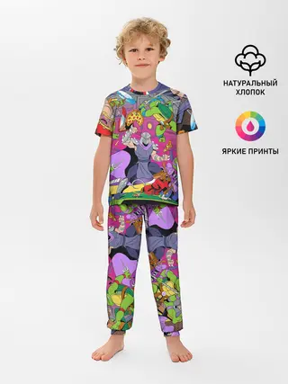 Детская пижама с брюками / ЧЕРЕПАШКИ
