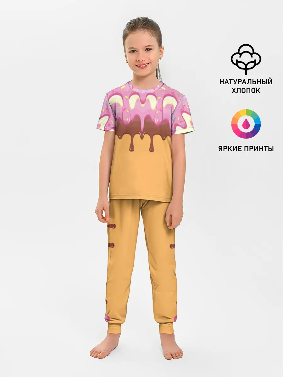 Детская пижама с брюками / Мороженое | Ice Scream