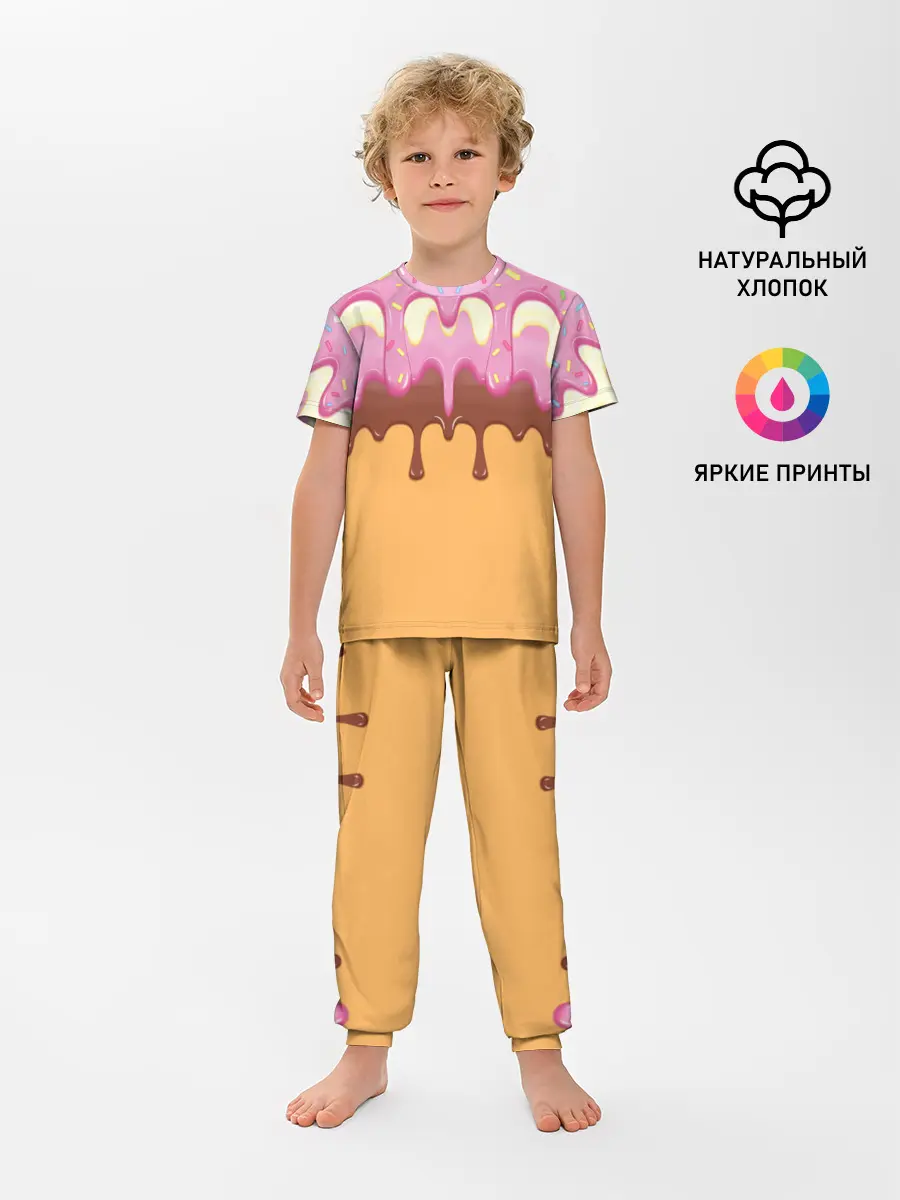 Детская пижама с брюками / Мороженое | Ice Scream