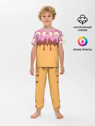 Детская пижама с брюками / Мороженое | Ice Scream