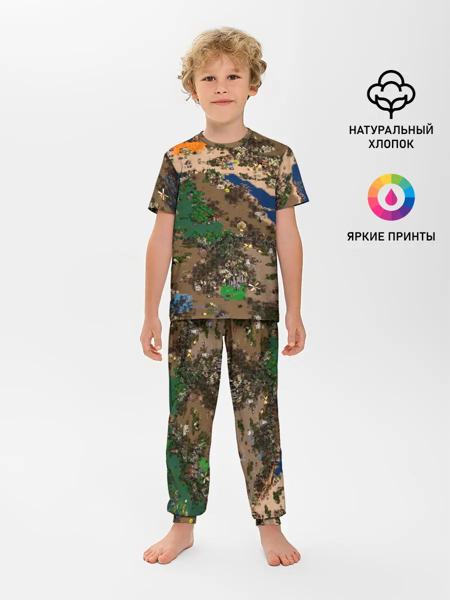 Детская пижама с брюками / Heroes style HD