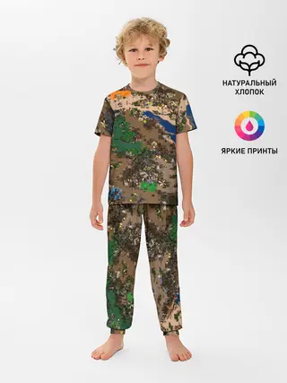 Детская пижама с брюками / Heroes style HD