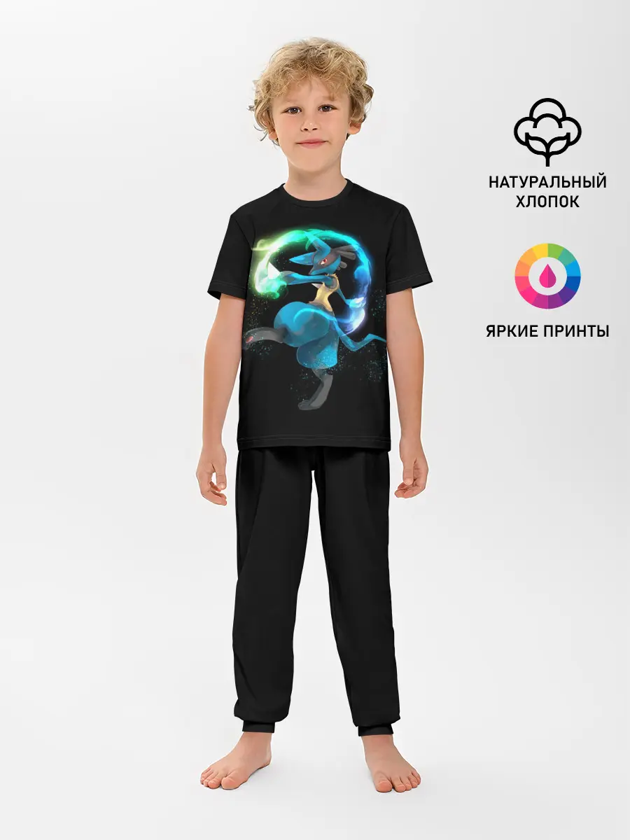 Детская пижама с брюками / Pokemon art