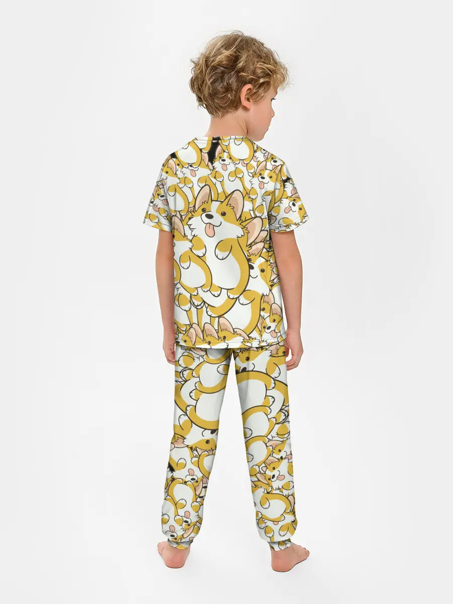 Детская пижама с брюками / Корги
