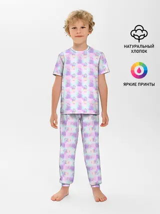 Детская пижама с брюками / Рыбы