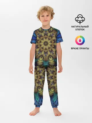 Детская пижама с брюками / Мандала