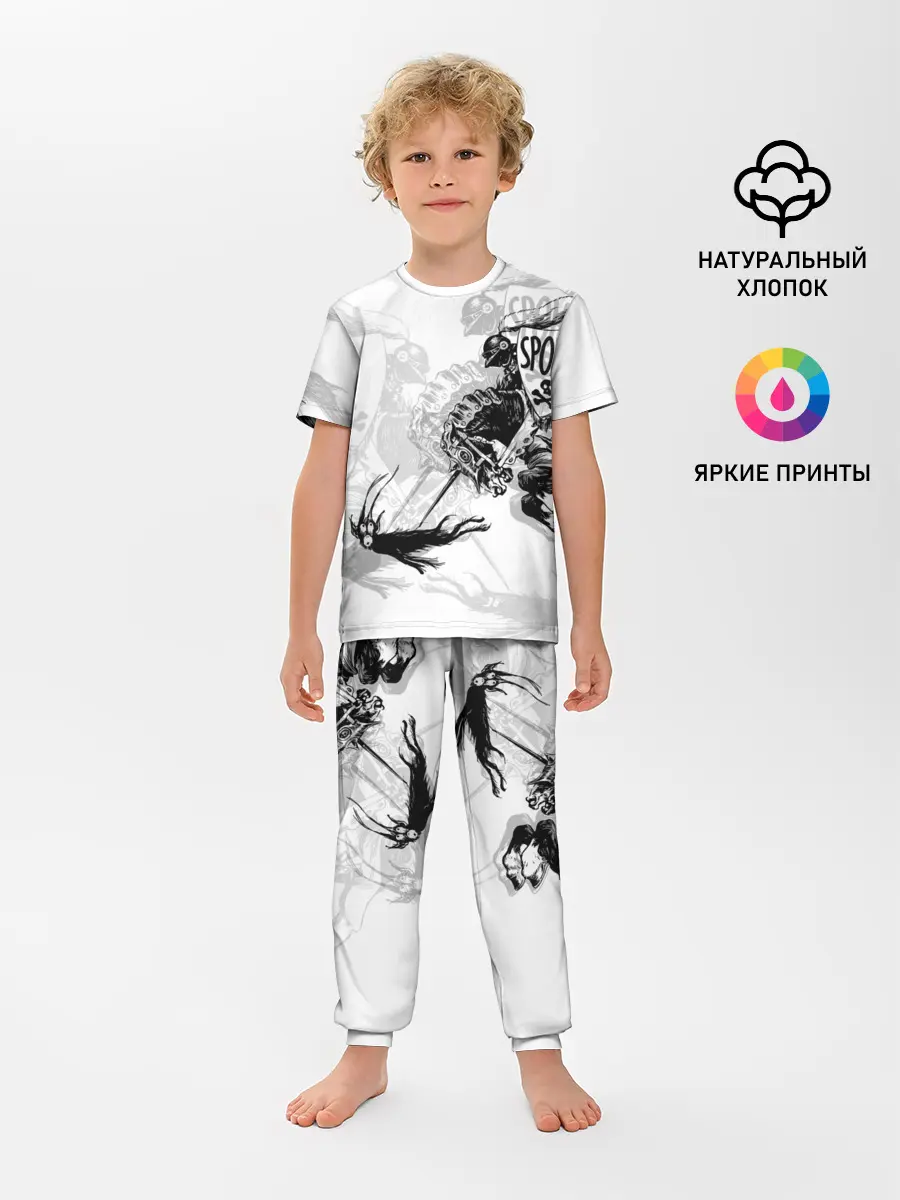 Детская пижама с брюками / Всадник и чёрт