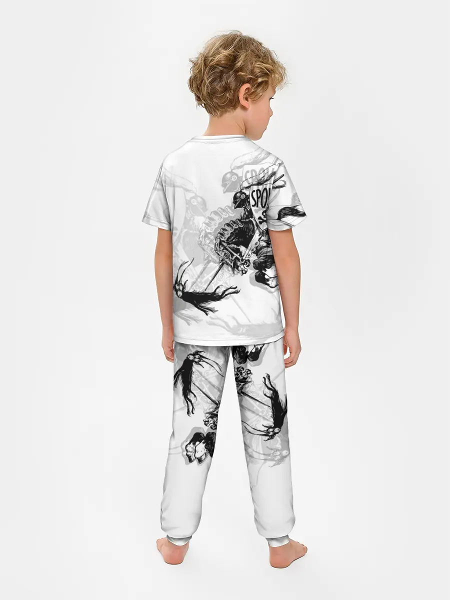 Детская пижама с брюками / Всадник и чёрт
