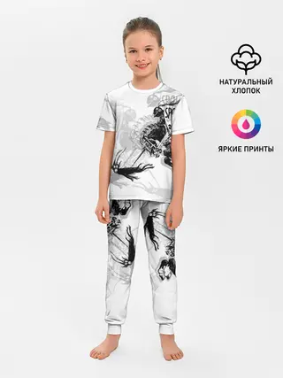 Детская пижама с брюками / Всадник и чёрт