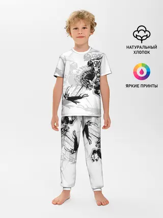 Детская пижама с брюками / Всадник и чёрт