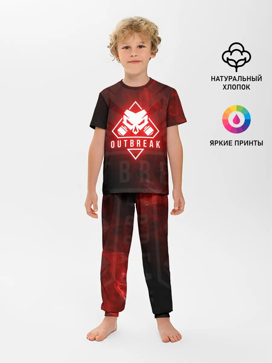 Детская пижама с брюками / RAINBOW SIX SIEGE OUTBREAK