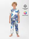 Детская пижама с брюками / Butterfly | Blue White