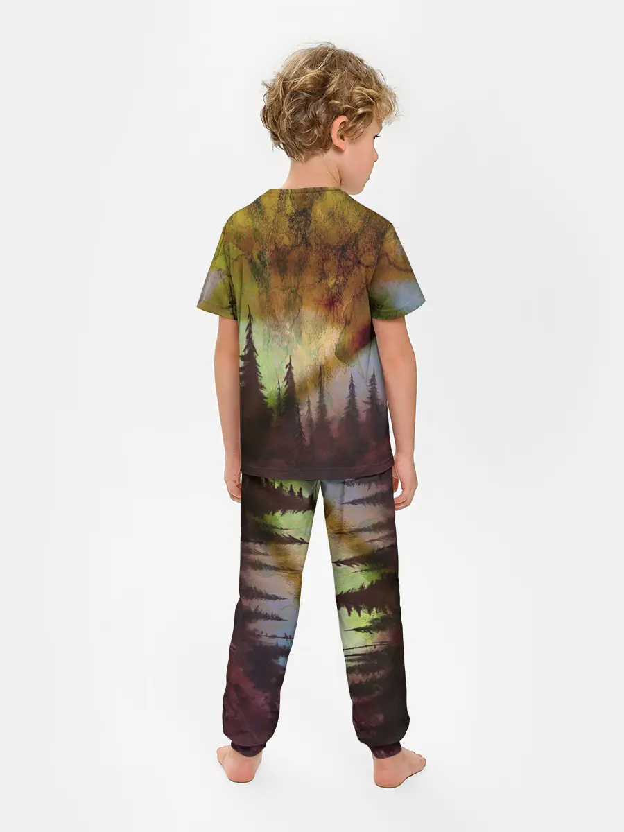 Детская пижама с брюками / СТРАШНЫЙ ЛЕС