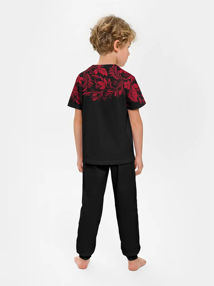 Детская пижама с брюками / Цветы