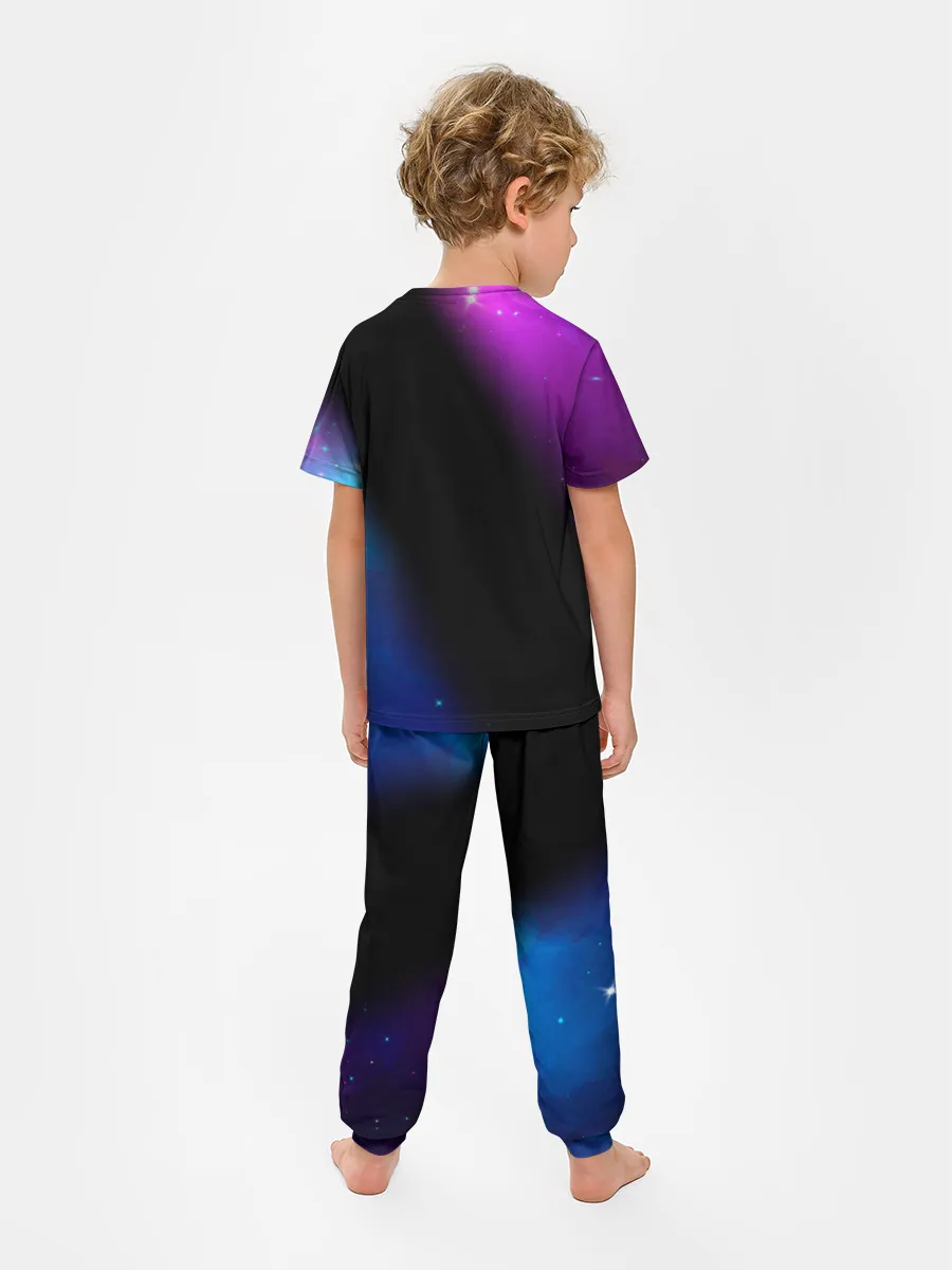 Детская пижама с брюками / AMONG US - КОСМОС
