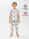 Детская пижама с брюками / Коты