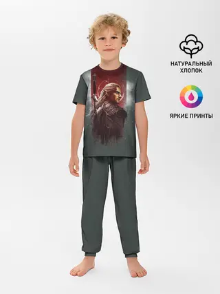 Детская пижама с брюками / The Wticher 3D