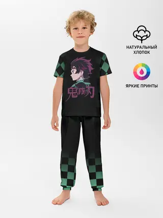 Детская пижама с брюками / Танджиро Камадо Kimetsu no Yaiba