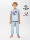 Детская пижама с брюками / Волк единорог