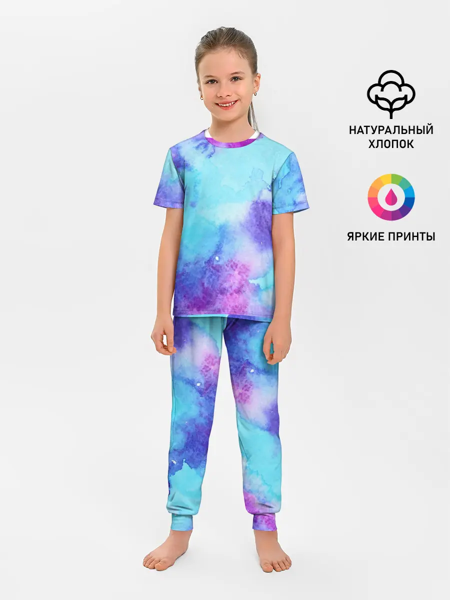 Детская пижама с брюками / Краски
