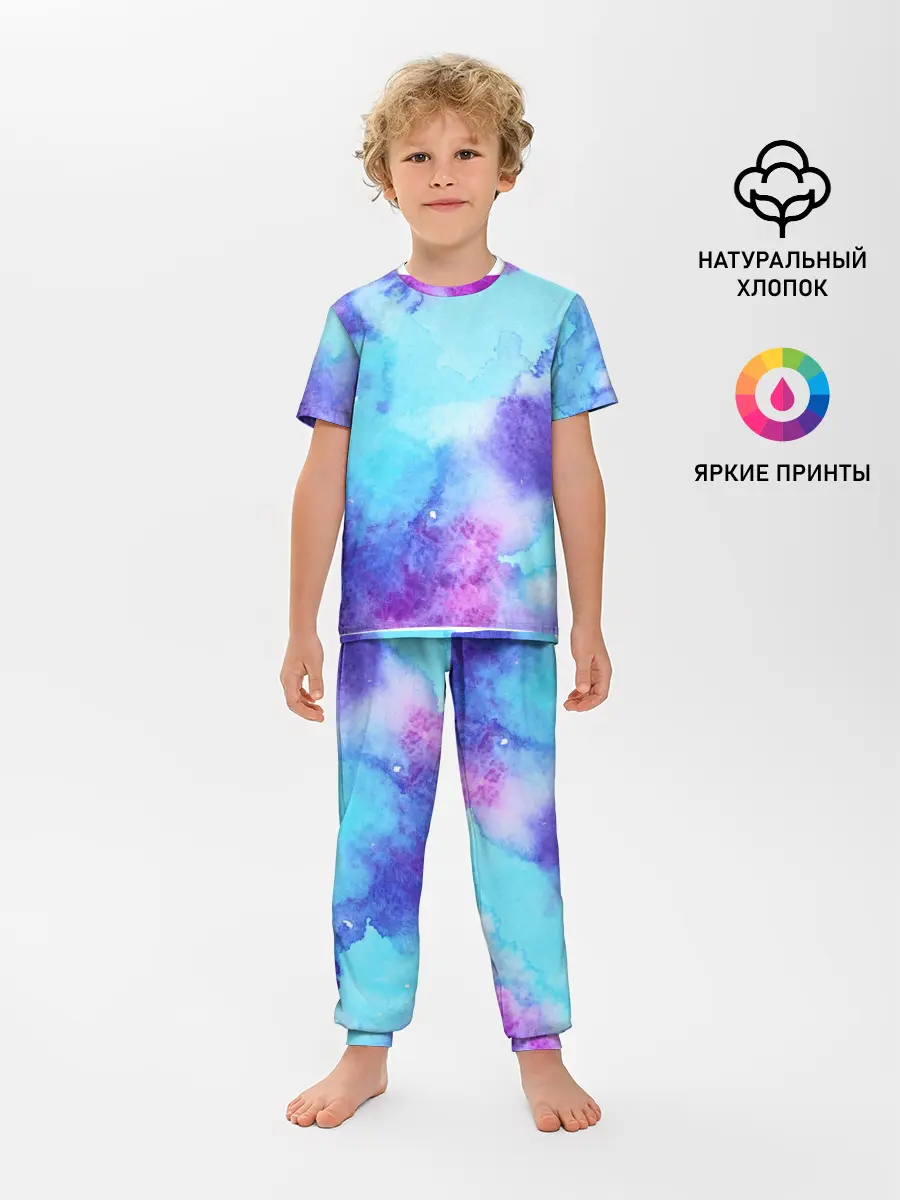 Детская пижама с брюками / Краски