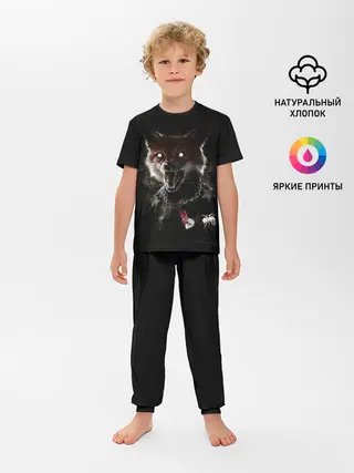 Детская пижама с брюками / Prodigy Fox