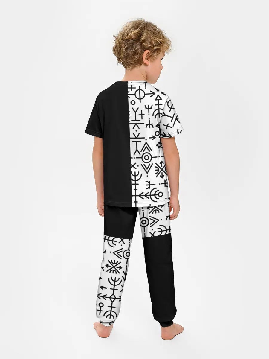 Детская пижама с брюками / ПАТТЕРН РУНЫ | RUNES