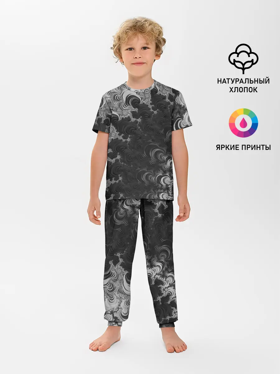 Детская пижама с брюками / Абстракция