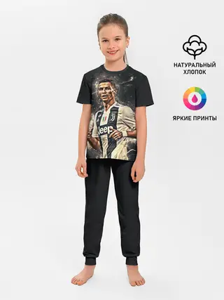 Детская пижама с брюками / Криштиану Роналду