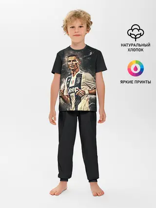 Детская пижама с брюками / Криштиану Роналду