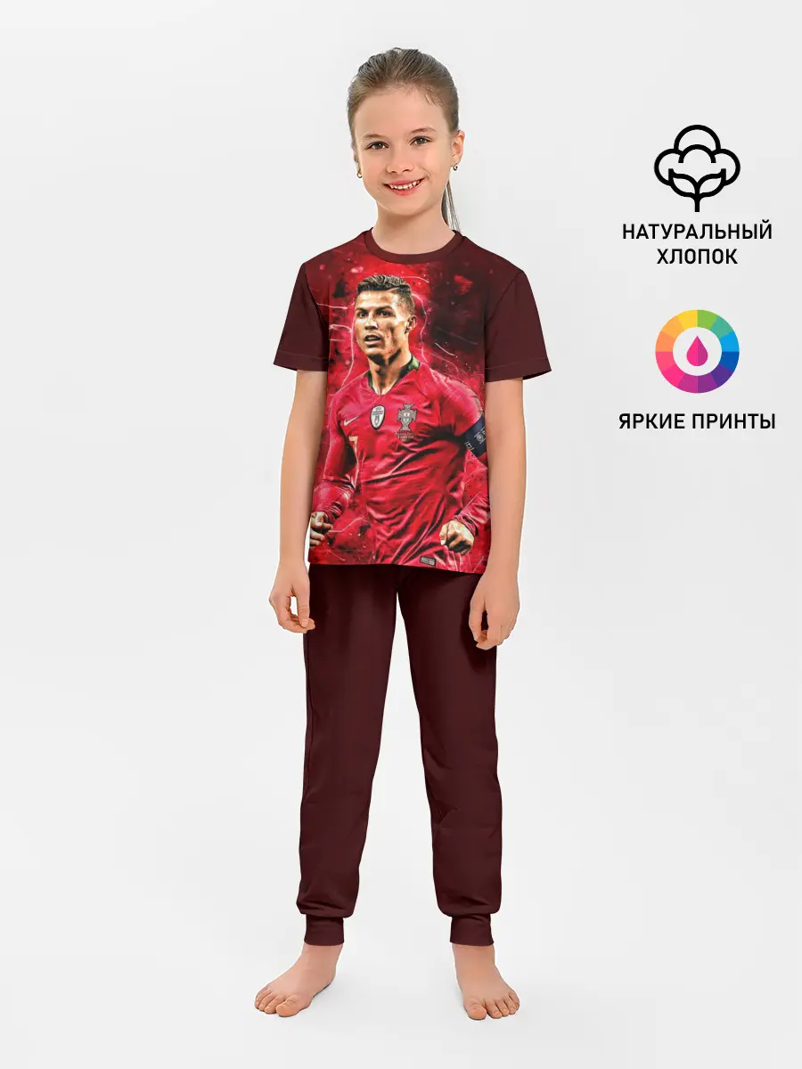 Детская пижама с брюками / Криштиану Роналду