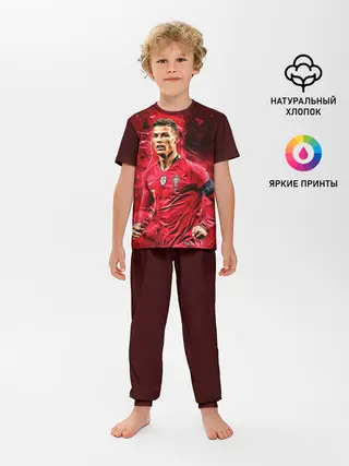 Детская пижама с брюками / Криштиану Роналду