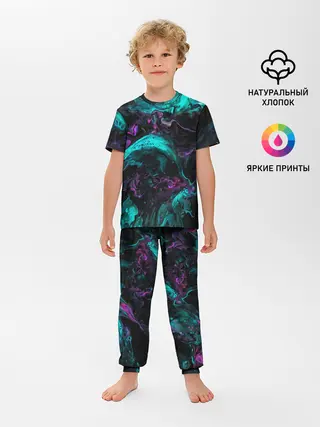 Детская пижама с брюками / ТЕКСТУРЫ