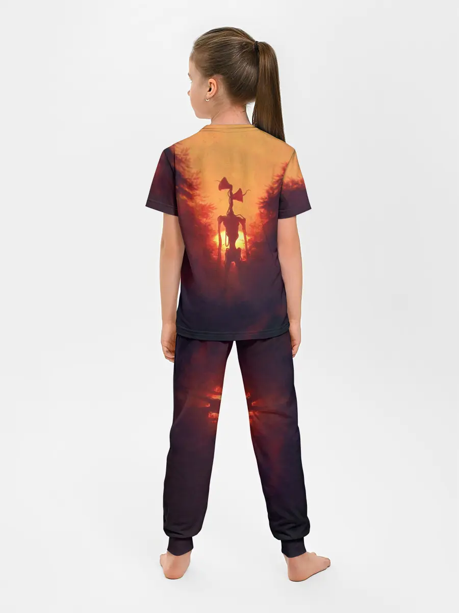 Детская пижама с брюками / СИРЕНОГОЛОВЫЙ ORANGE