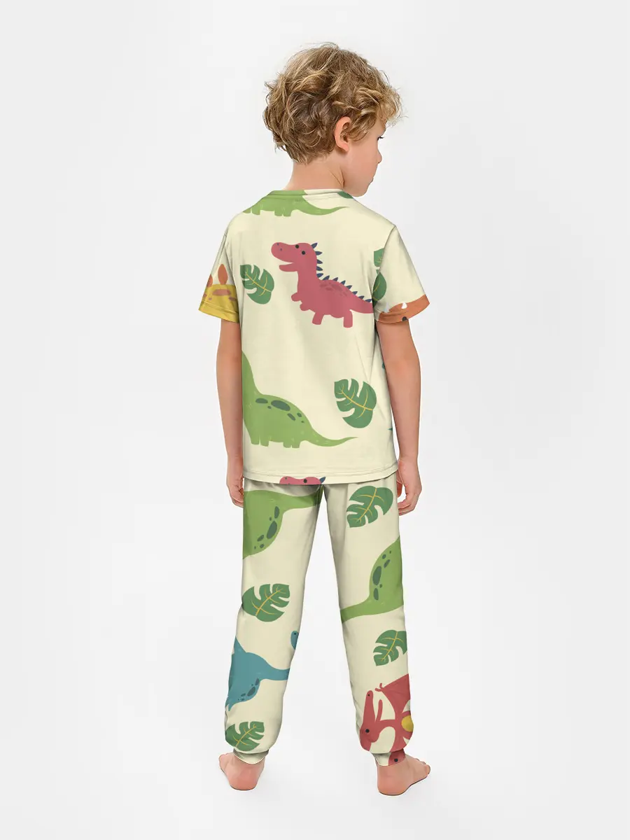 Детская пижама с брюками / Динозаврики