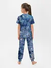 Детская пижама с брюками / Снежинки макро snowflakes macro