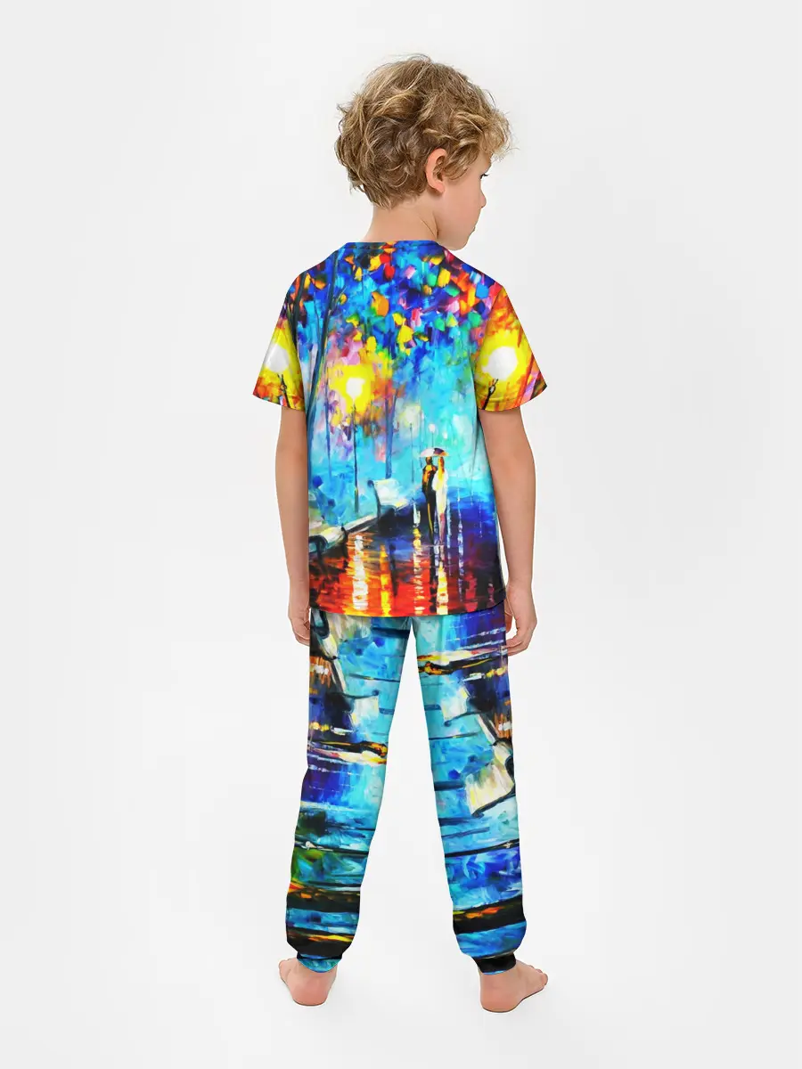 Детская пижама с брюками / ВЕЧЕРНЯЯ ПРОГУЛКА