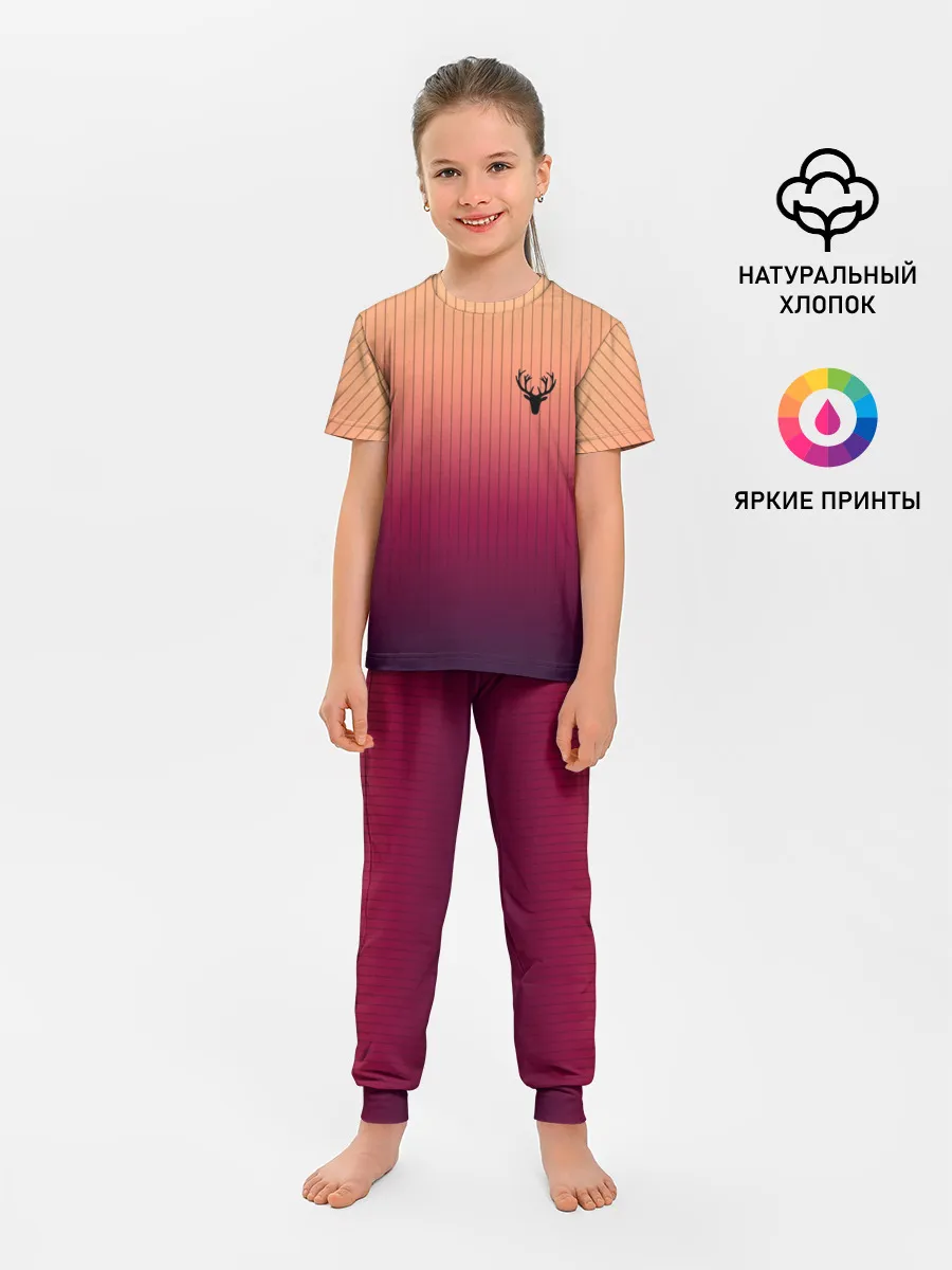 Детская пижама с брюками / The Gradient Of Deer