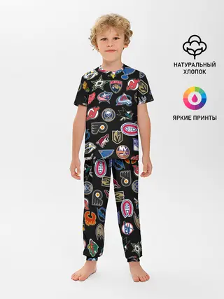 Детская пижама с брюками / NBA PATTERN