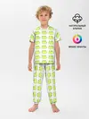 Детская пижама с брюками / лягушечки