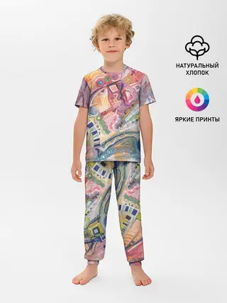Детская пижама с брюками / MULT