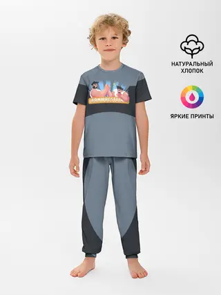 Детская пижама с брюками / Armwrestling