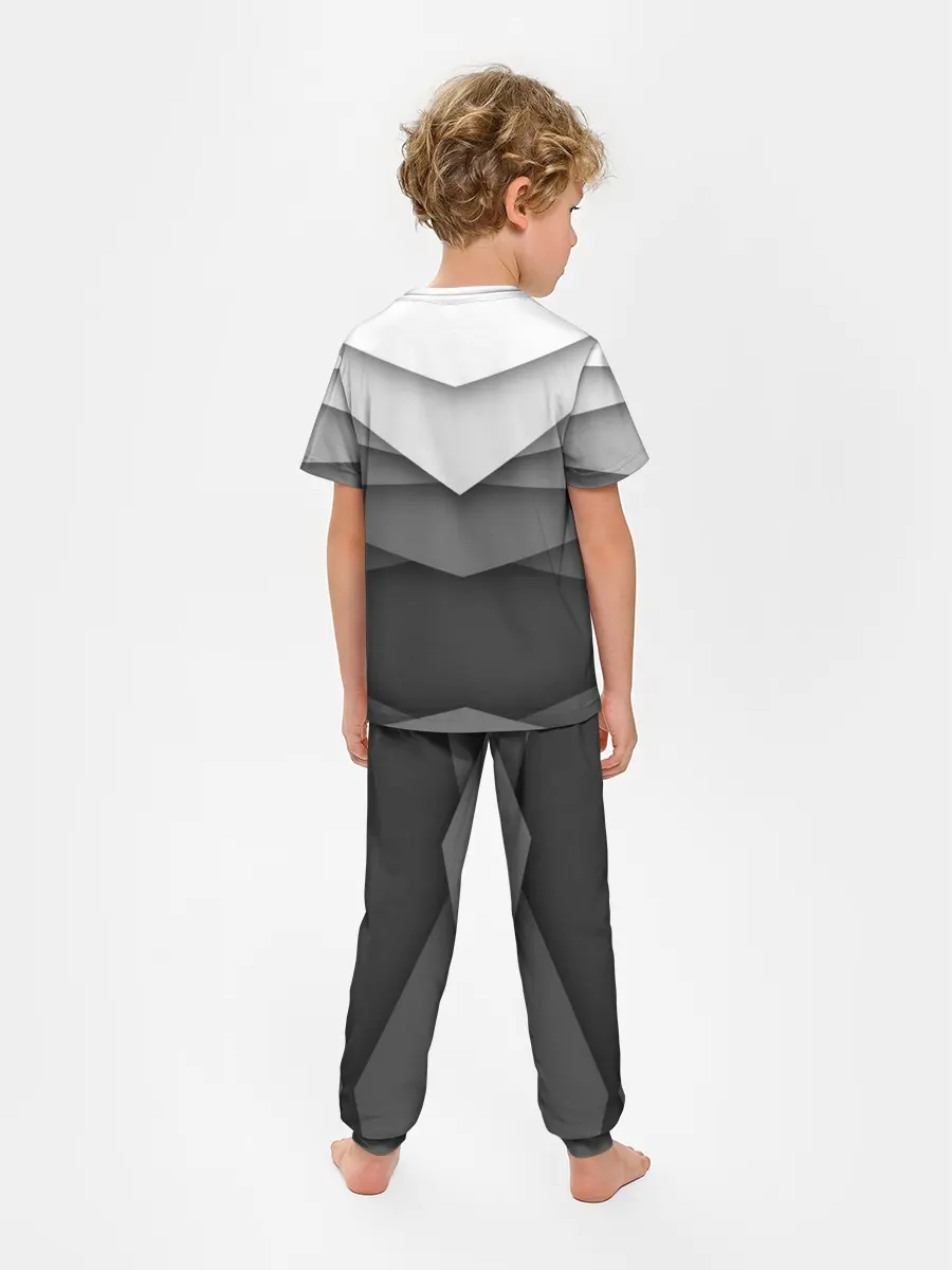 Детская пижама с брюками / Бумажные полосы