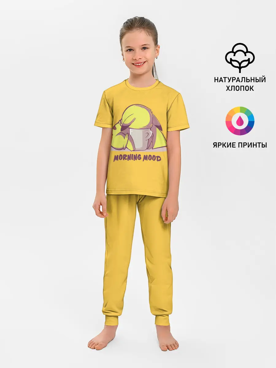 Детская пижама с брюками / Pikachu morning mood
