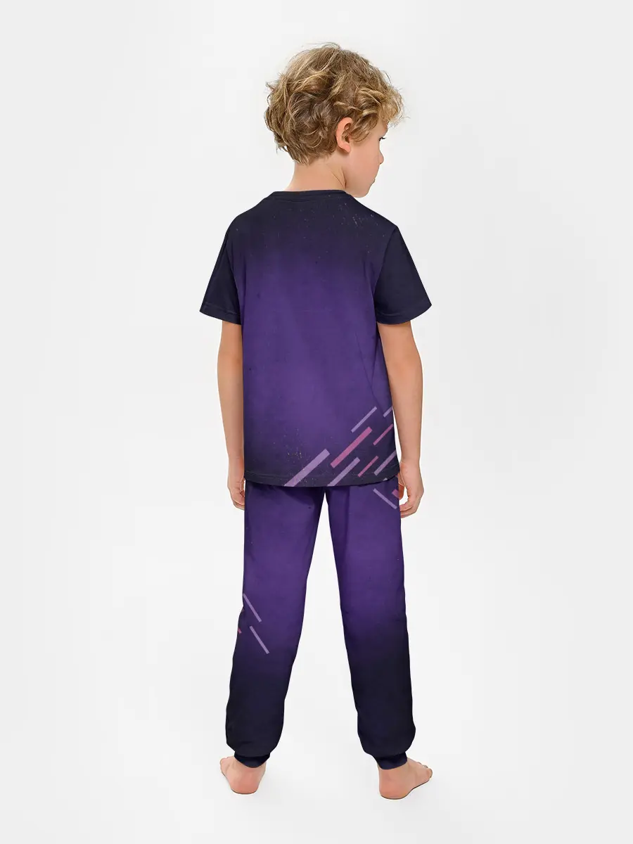 Детская пижама с брюками / Neon One Piece