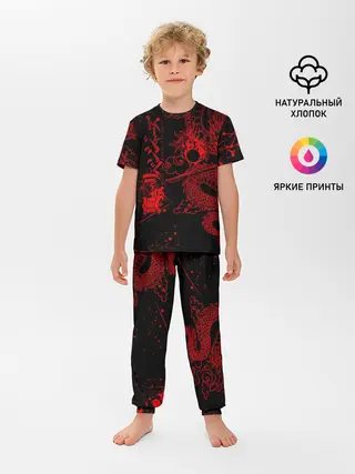 Детская пижама с брюками / ТОКИЙСКИЕ МСТИТЕЛИ КРАСНЫЙ ДРАКОН