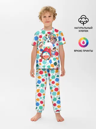 Детская пижама с брюками / Дораэмон и компания