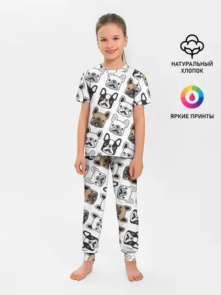 Детская пижама с брюками / БОСТОН ТЕРЬЕР | BOSTON TERRIER